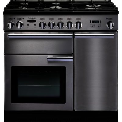 Rangemaster Professional+ 90cm 86870 Natural Gas Range Cooker in Stainless Steel with FSD Hob Rangemaster Professional+ 90cm 86870 Natural Gas Range Cooker in Stainless Steel with FSD Hob